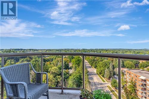 255 Keats Way Unit# 1206, Waterloo, ON - Outdoor With Balcony With View