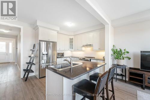 39 Bayonne Drive, Hamilton, ON - Indoor Photo Showing Kitchen With Double Sink With Upgraded Kitchen