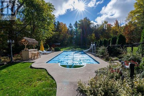 1043 Peter Street West Street W, Oro-Medonte, ON - Outdoor With In Ground Pool With Backyard