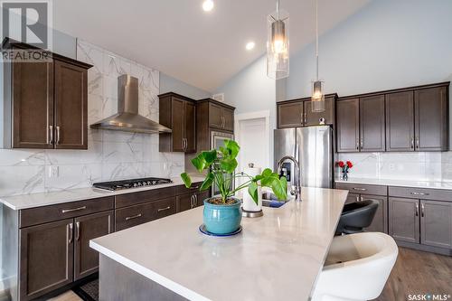 3656 Gee Crescent, Regina, SK - Indoor Photo Showing Kitchen With Upgraded Kitchen