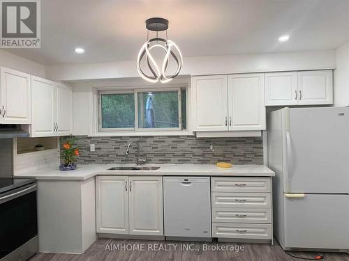 22 Daleside Crescent, Toronto (Victoria Village), ON - Indoor Photo Showing Kitchen With Double Sink