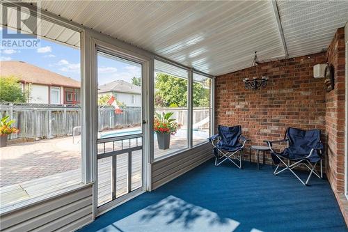 Screened-in Porch - 408 Pearl Street W, Brockville, ON - Outdoor With Deck Patio Veranda With Exterior