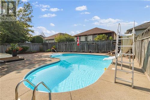 Inground Pool - 408 Pearl Street W, Brockville, ON - Outdoor With In Ground Pool With Deck Patio Veranda With Backyard