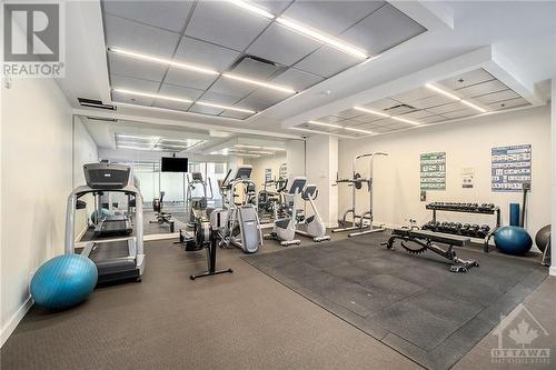 360 Mcleod Street Unit#806, Ottawa, ON - Indoor Photo Showing Gym Room