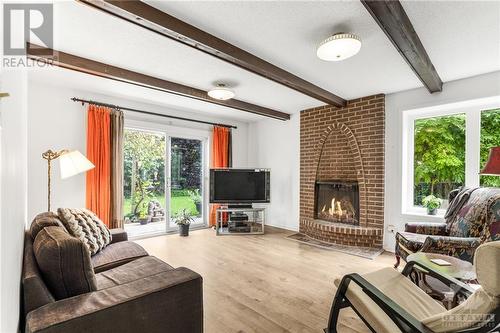 3 Blue Spruce Court, Ottawa, ON - Indoor Photo Showing Living Room With Fireplace