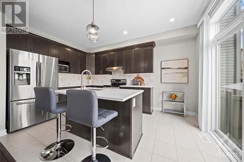 713 Samantha Eastop Avenue, Stittsville, ON - Indoor Photo Showing Kitchen With Stainless Steel Kitchen With Upgraded Kitchen