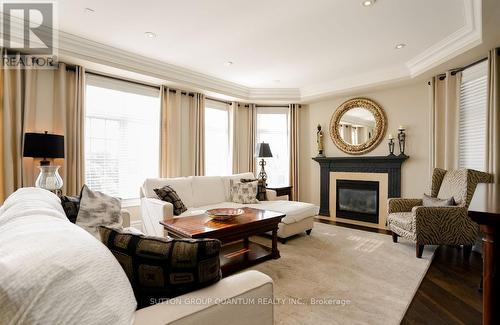 3106 Cardross Court, Oakville (Palermo West), ON - Indoor Photo Showing Living Room With Fireplace