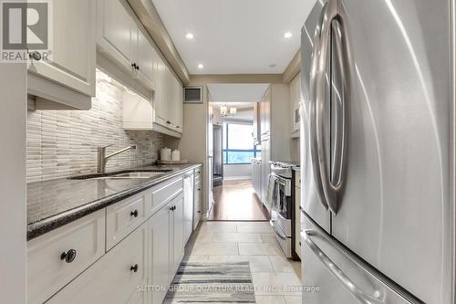 1410 - 1300 Bloor Street, Mississauga, ON - Indoor Photo Showing Kitchen With Double Sink With Upgraded Kitchen