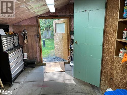 Storage Room behind Garage - 705 Old North Road, Huntsville, ON - Indoor Photo Showing Other Room