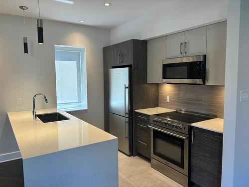 Kitchen - 509-4851 Ch. De La Côte-St-Luc, Montréal (Côte-Des-Neiges/Notre-Dame-De-Grâce), QC - Indoor Photo Showing Kitchen With Upgraded Kitchen