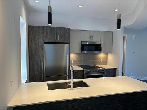 Kitchen - 509-4851 Ch. De La Côte-St-Luc, Montréal (Côte-Des-Neiges/Notre-Dame-De-Grâce), QC - Indoor Photo Showing Kitchen With Double Sink With Upgraded Kitchen