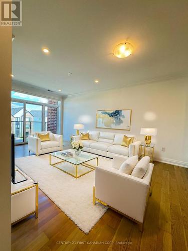 virtually staged - 67 - 505 Blue Jay Drive, London, ON - Indoor Photo Showing Living Room