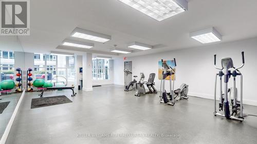 741 - 38 Grand Magazine Street, Toronto (Niagara), ON - Indoor Photo Showing Gym Room