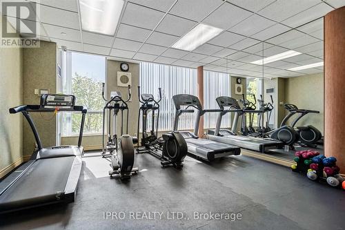 602 - 2545 Erin Centre Boulevard, Mississauga (Central Erin Mills), ON - Indoor Photo Showing Gym Room