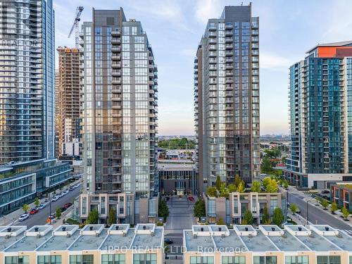 1320 - 5033 Four Springs Avenue S, Mississauga (Hurontario), ON - Outdoor With Facade