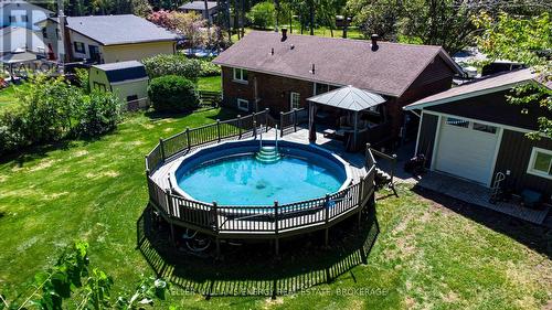 12 Wayne Crescent, Quinte West, ON - Outdoor With Above Ground Pool With Deck Patio Veranda With Exterior