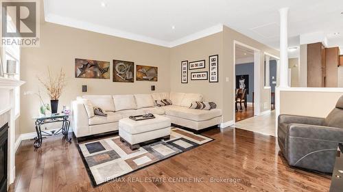 491 Willmott Crescent, Milton, ON - Indoor Photo Showing Living Room With Fireplace