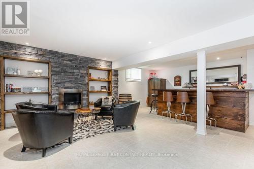 31 Vanderpost Crescent, Essa (Thornton), ON - Indoor With Fireplace