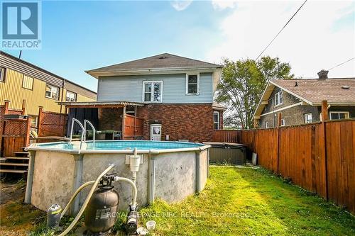 406 King Street, Port Colborne, ON - Outdoor With Above Ground Pool With Exterior