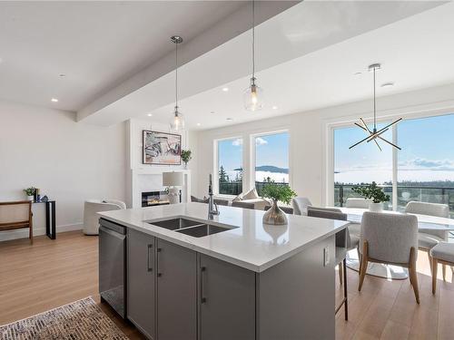 2299 Hudson Terr, Sooke, BC - Indoor Photo Showing Kitchen With Double Sink With Upgraded Kitchen