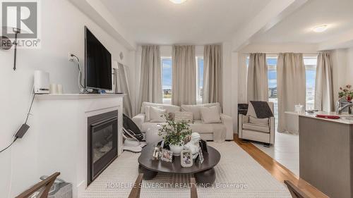 316 Bismark Drive, Cambridge, ON - Indoor Photo Showing Living Room With Fireplace