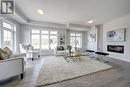 105 Yorkton Boulevard, Markham, ON  - Indoor Photo Showing Living Room With Fireplace 