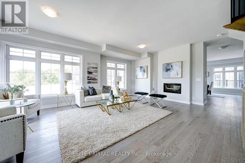 105 Yorkton Boulevard, Markham (Angus Glen), ON - Indoor Photo Showing Living Room With Fireplace