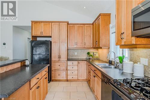 356 Stevenson Street N, Guelph, ON - Indoor Photo Showing Kitchen With Double Sink