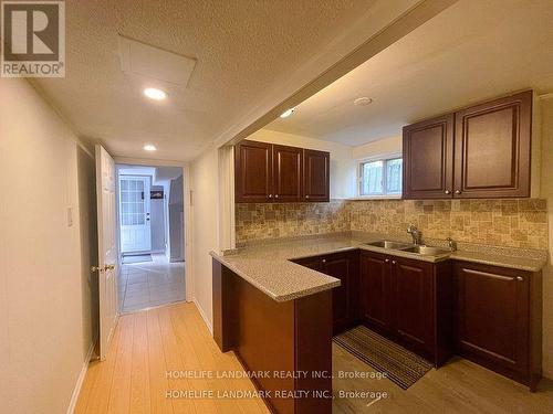 Lower - 361 Taylor Mills Drive, Richmond Hill (Crosby), ON - Indoor Photo Showing Kitchen With Double Sink