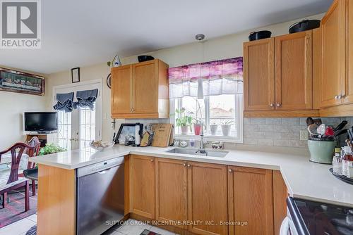 19 Brownwood Drive E, Barrie (Little Lake), ON - Indoor Photo Showing Kitchen With Double Sink