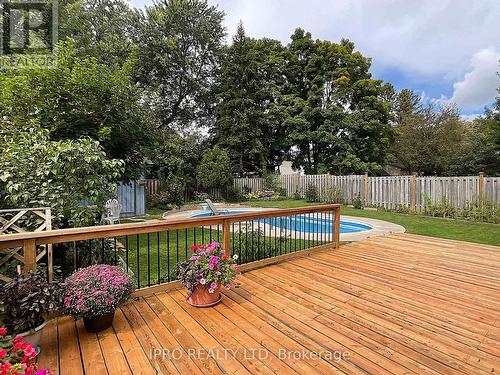 73 Wright Crescent, Caledon, ON - Outdoor With In Ground Pool With Deck Patio Veranda With Backyard