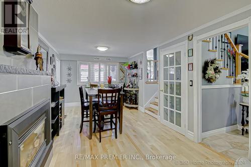 415 Jane Avenue, Oshawa, ON - Indoor Photo Showing Dining Room With Fireplace