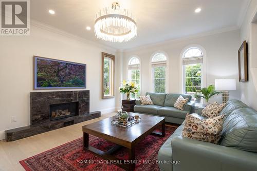 2429 Aztec Gate, Oakville, ON - Indoor Photo Showing Living Room With Fireplace