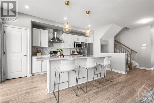 2490 Waterlilly Way, Ottawa, ON - Indoor Photo Showing Kitchen With Upgraded Kitchen