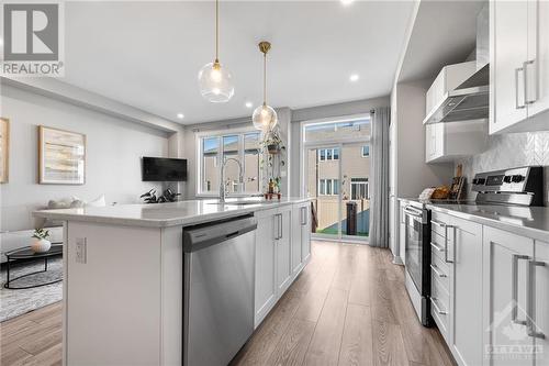 2490 Waterlilly Way, Ottawa, ON - Indoor Photo Showing Kitchen With Upgraded Kitchen