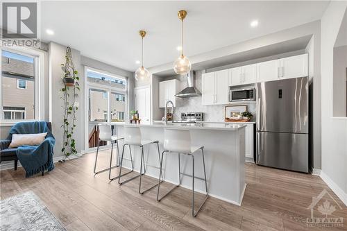 2490 Waterlilly Way, Ottawa, ON - Indoor Photo Showing Kitchen With Stainless Steel Kitchen With Upgraded Kitchen