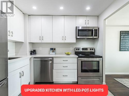 1101 - 115 Hillcrest Avenue E, Mississauga, ON - Indoor Photo Showing Kitchen With Stainless Steel Kitchen