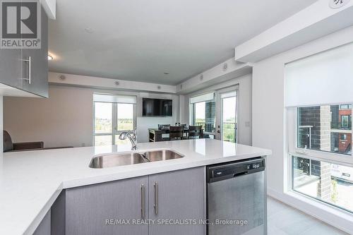 15 - 195 Veterans Drive, Brampton, ON - Indoor Photo Showing Kitchen With Double Sink