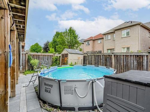 25 La Roche Ave Ave, Halton Hills, ON - Outdoor With Above Ground Pool With Exterior