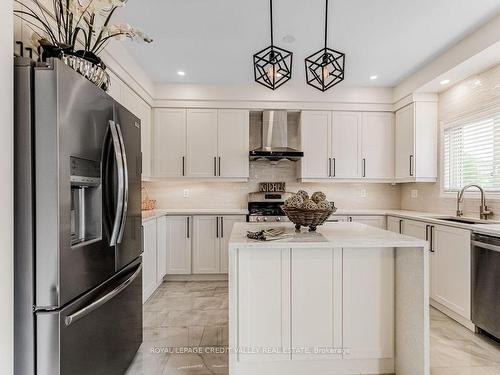 25 La Roche Ave Ave, Halton Hills, ON - Indoor Photo Showing Kitchen With Upgraded Kitchen