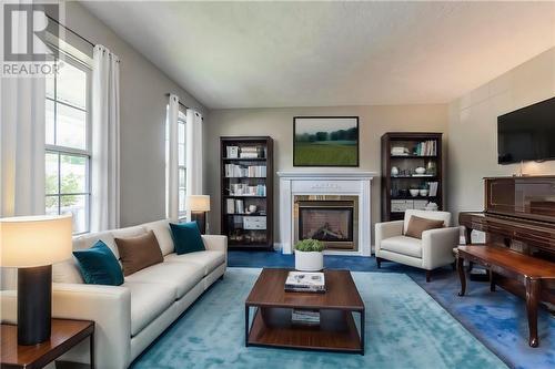 307 Worthington Avenue, Moncton, NB - Indoor Photo Showing Living Room With Fireplace