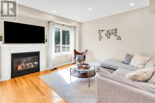 2070 Glenhampton Road, Oakville (West Oak Trails), ON - Indoor Photo Showing Living Room With Fireplace