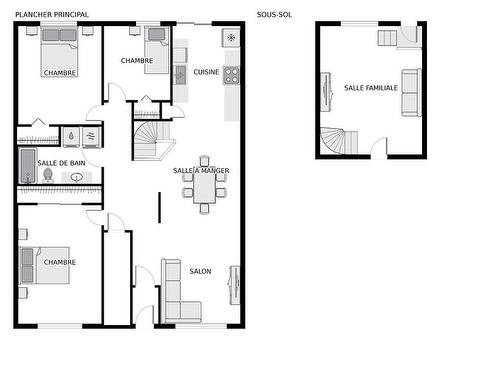 Plan (croquis) - 5382 Rue Taillon, Montréal (Mercier/Hochelaga-Maisonneuve), QC 