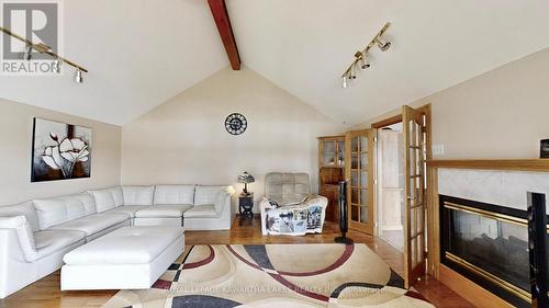 21 Trent View Road, Kawartha Lakes, ON - Indoor Photo Showing Living Room With Fireplace