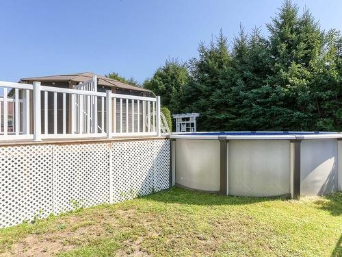 Piscine - 9222 Av. Du Bic, Shawinigan, QC - Outdoor With Above Ground Pool With Deck Patio Veranda