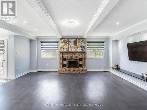 3821 Trelawny Circle, Mississauga (Lisgar), ON - Indoor With Fireplace