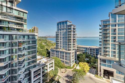 1208 - 2121 Lake Shore Boulevard W, Toronto (Mimico), ON - Outdoor With Body Of Water With Balcony