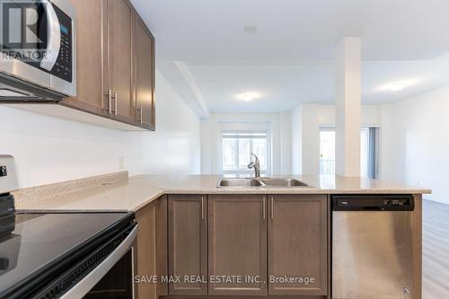 136 - 77 Diana Avenue, Brantford, ON - Indoor Photo Showing Kitchen With Double Sink