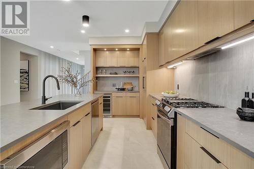 87 Dunnigan Drive, Kitchener, ON - Indoor Photo Showing Kitchen With Upgraded Kitchen