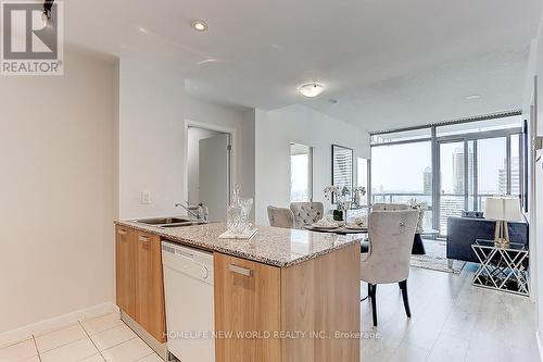 4001 - 38 Grenville Street, Toronto (Bay Street Corridor), ON - Indoor Photo Showing Kitchen With Double Sink